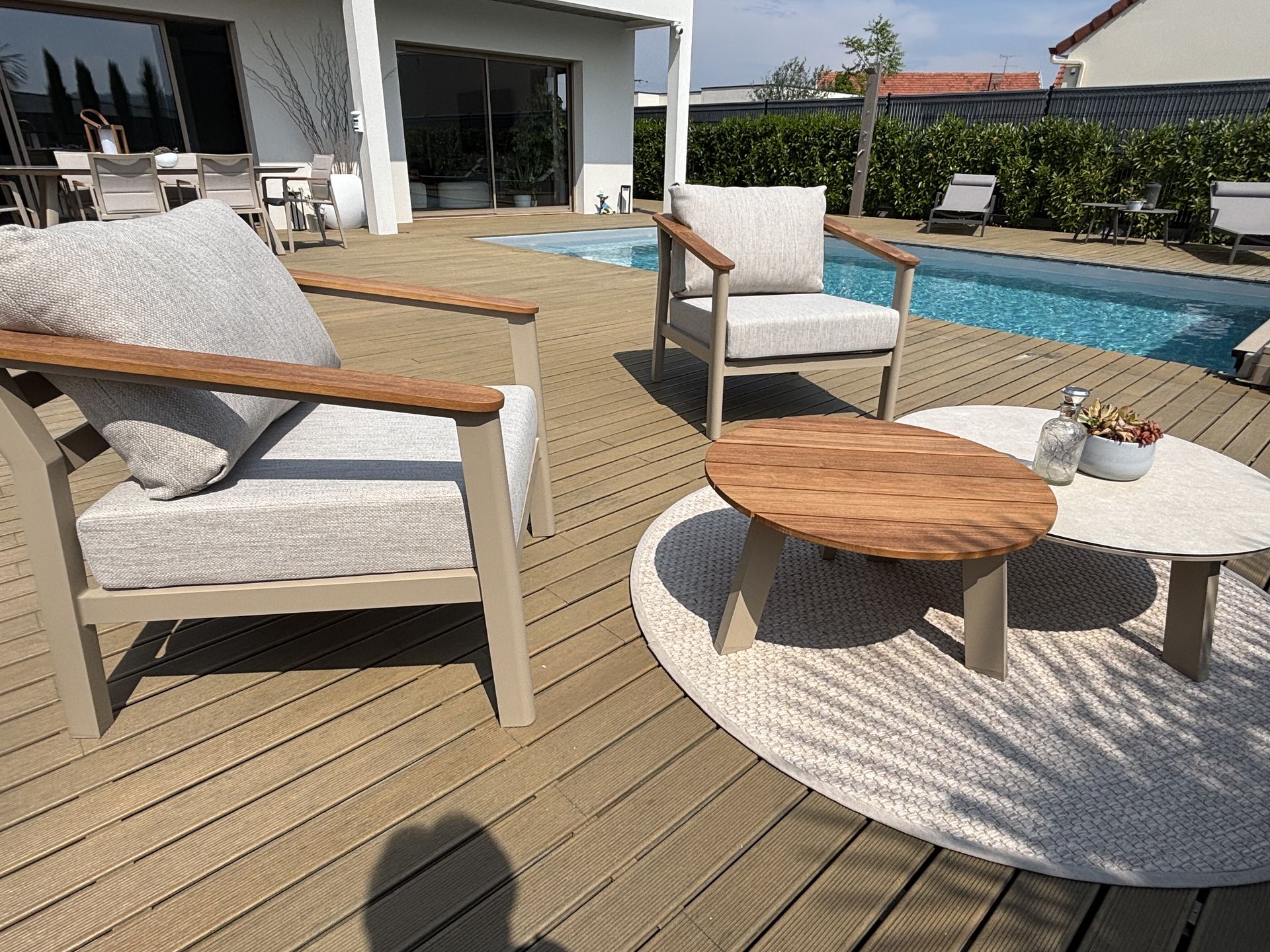Mobilier de jardin sur une terrasse à Reims – vue 4