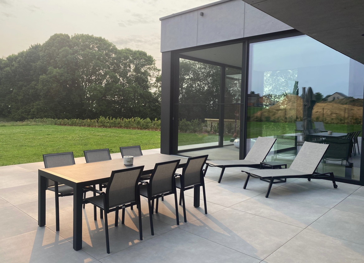 Mobilier de jardin Stern noir mat – vue 2