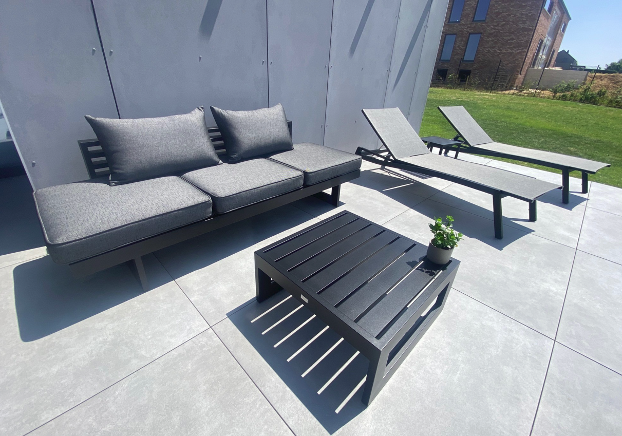Mobilier de jardin Stern noir mat – vue 5