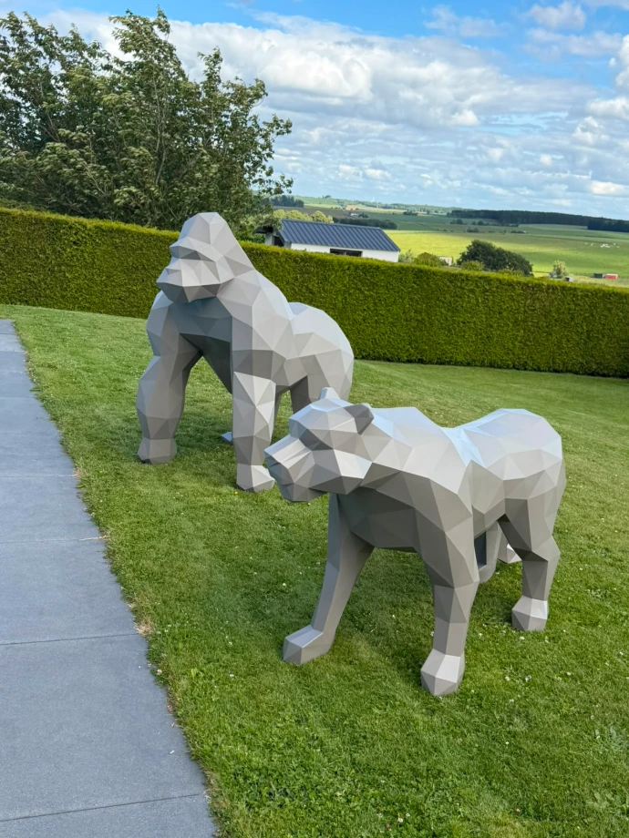 Sculpture Origami Vondom coloris taupe