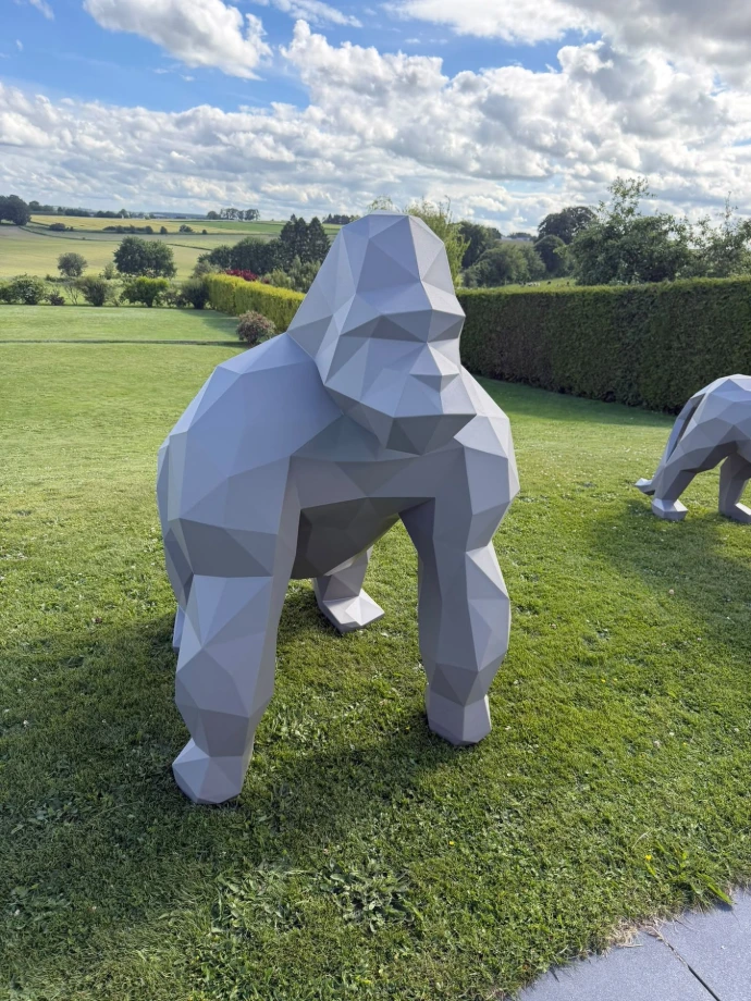 Sculpture Origami Vondom coloris taupe – vue 5