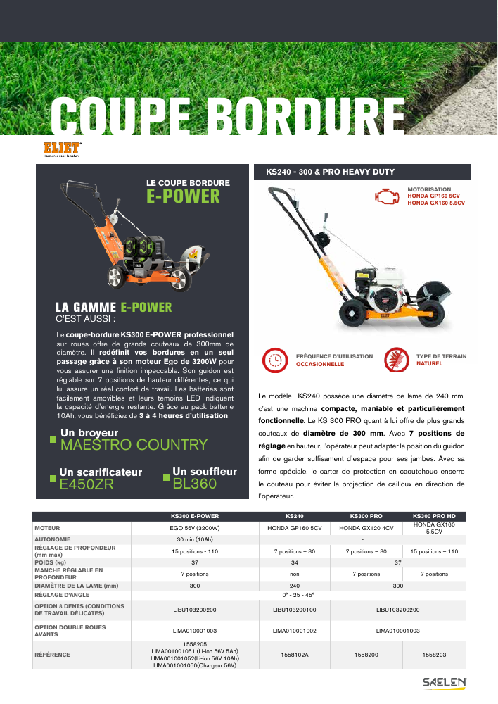 Consulter le catalogue de gamme ELIET — PDF en français