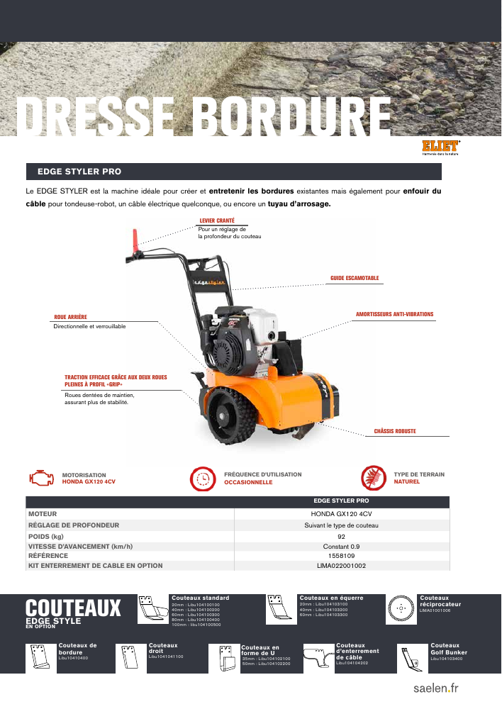 Consulter le catalogue de gamme ELIET — PDF en français