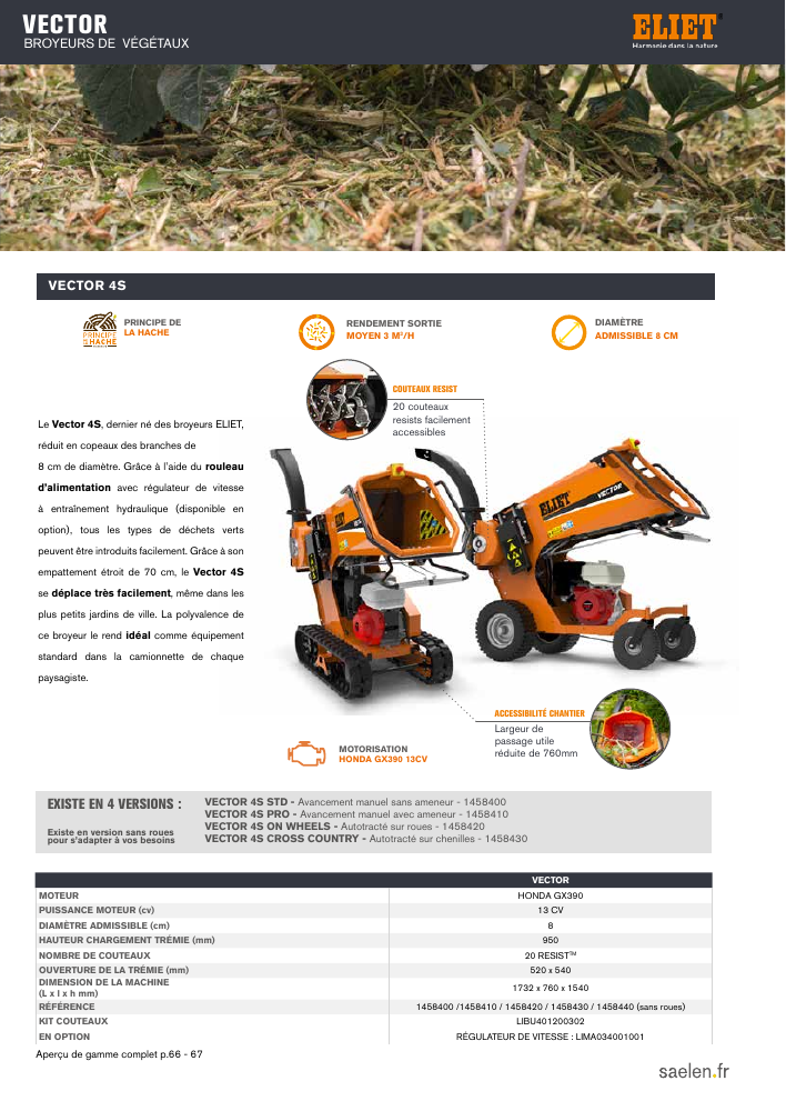 Consulter le catalogue de gamme ELIET — PDF en français