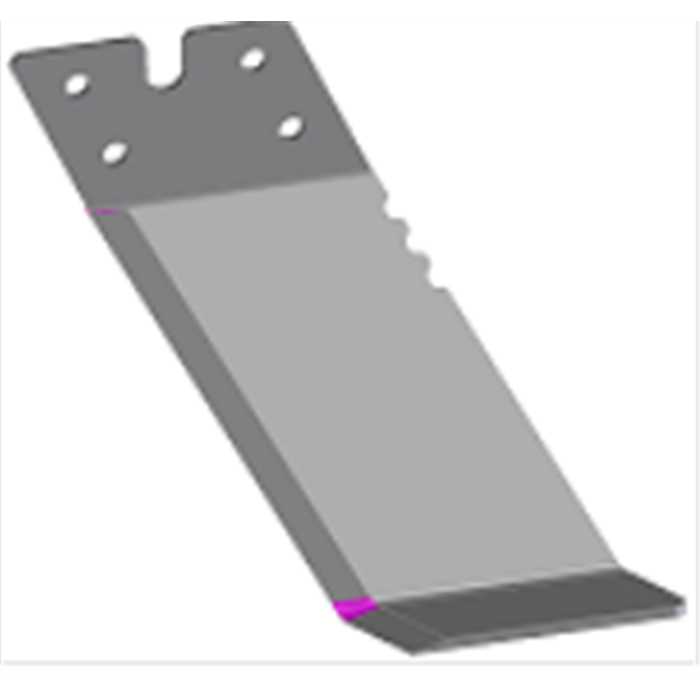 [BU 104 103 300] Couteau en équerre type 3VVV longueur 60mm ELIET Edge Styler, BU104103300