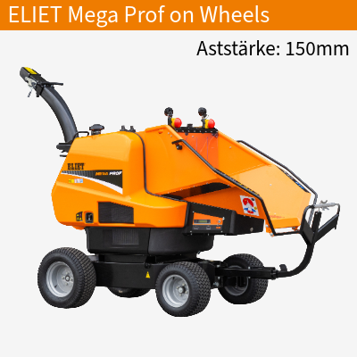 [MA018021340] Broyeur ELIET MEGA PROF ON WHEELS + Ecoeye + régulateur de vitesse (25HP) Kubota diesel