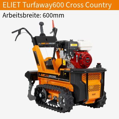 [MA031010206] Déplaqueuse ELIET TURFAWAY 600 CROSS COUNTRY 6,5 ch Honda GX200 (hydrostatique)